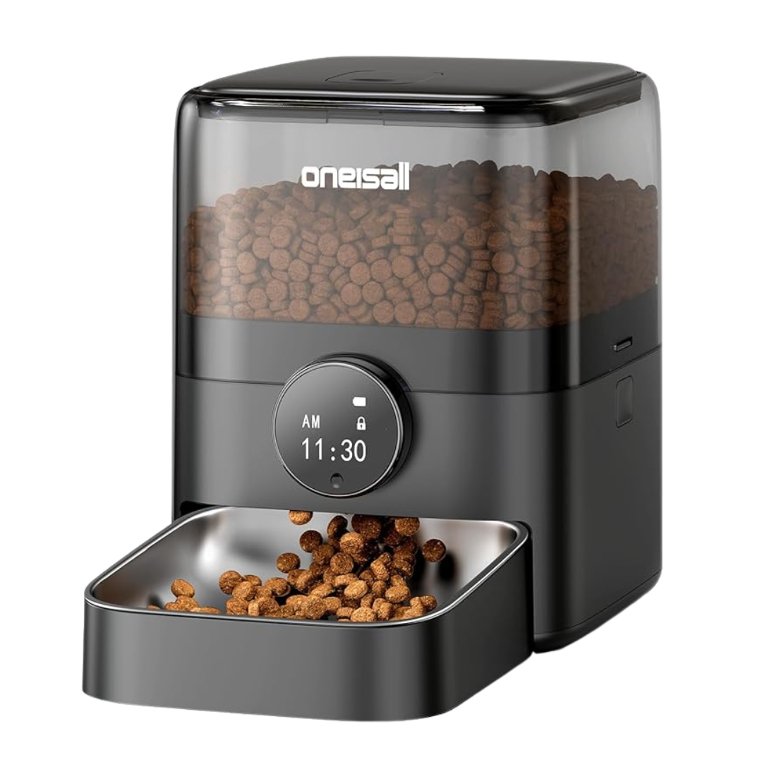 Oneisall PF06 Automatic Cat Feeder 3L Timed Pet Food Dispenser with Freshness Preservation