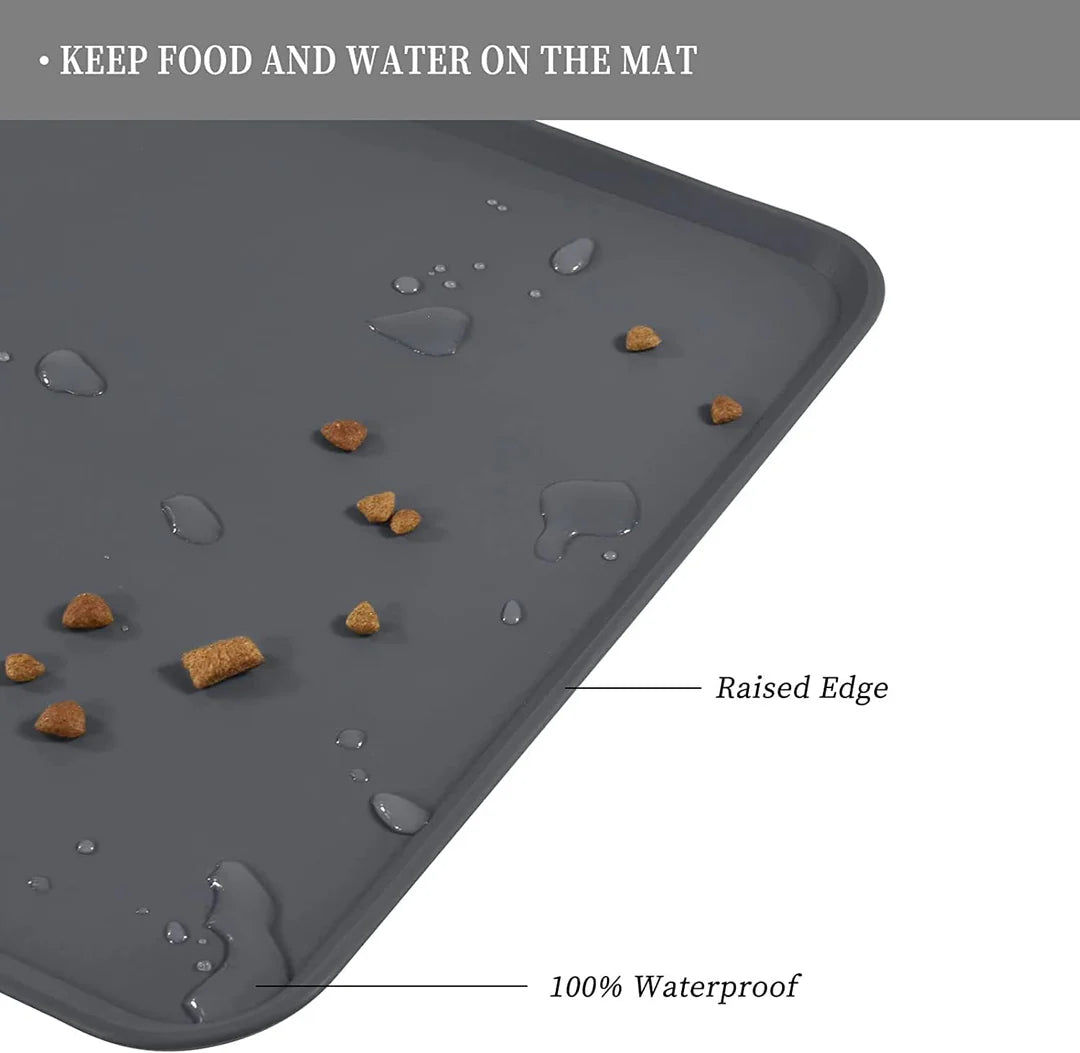 Pet Silicone Bowl Mat – Waterproof, Non-Slip & Easy to Clean