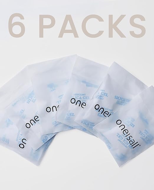 Oneisall Pet Food Desiccant Bags 6 Pack for Automatic Cat & Dog Feeders