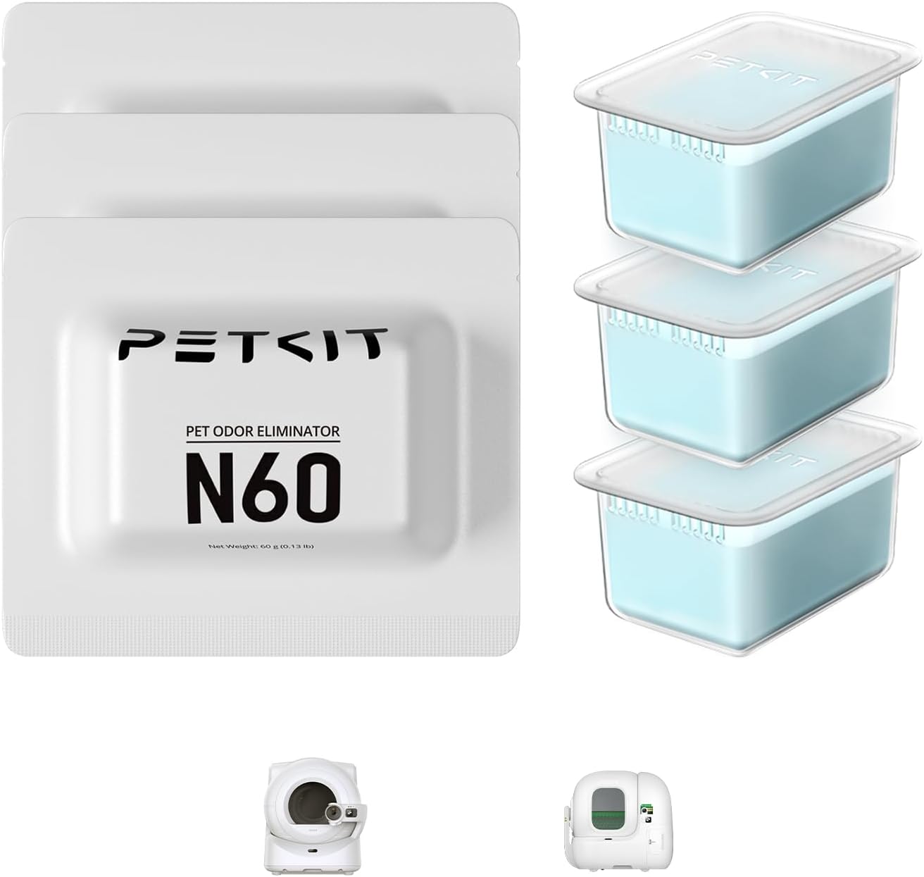 PETKIT N60 Odor Control | Deodorizer for Purobot Cat Litter Box(3pack)
