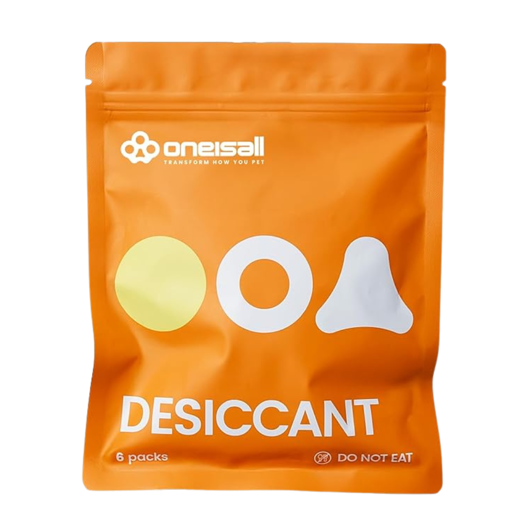 Oneisall Pet Food Desiccant Bags 6 Pack for Automatic Cat & Dog Feeders