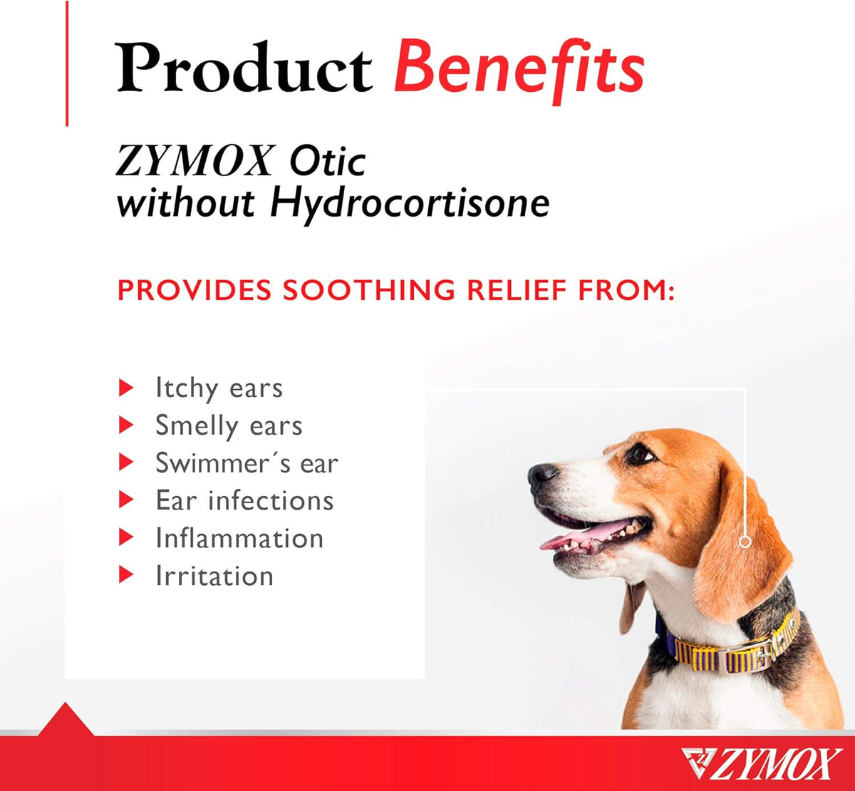 ZYMOX Otic Enzymatic Ear Solution 1.25oz for Dogs & Cats, Infection & Yeast Relief