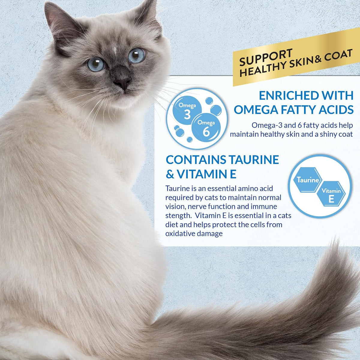 INABA Churu Skin & Coat Lickable Omega-3, Taurine & Vitamin E Cat Treats 14g x 50 Tubes
