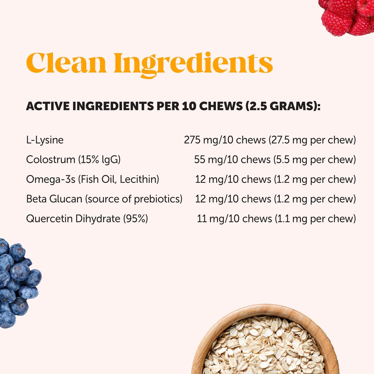 Pet Honesty Cat Immune Support Lysine Chews – Allergy Relief & Immune Health