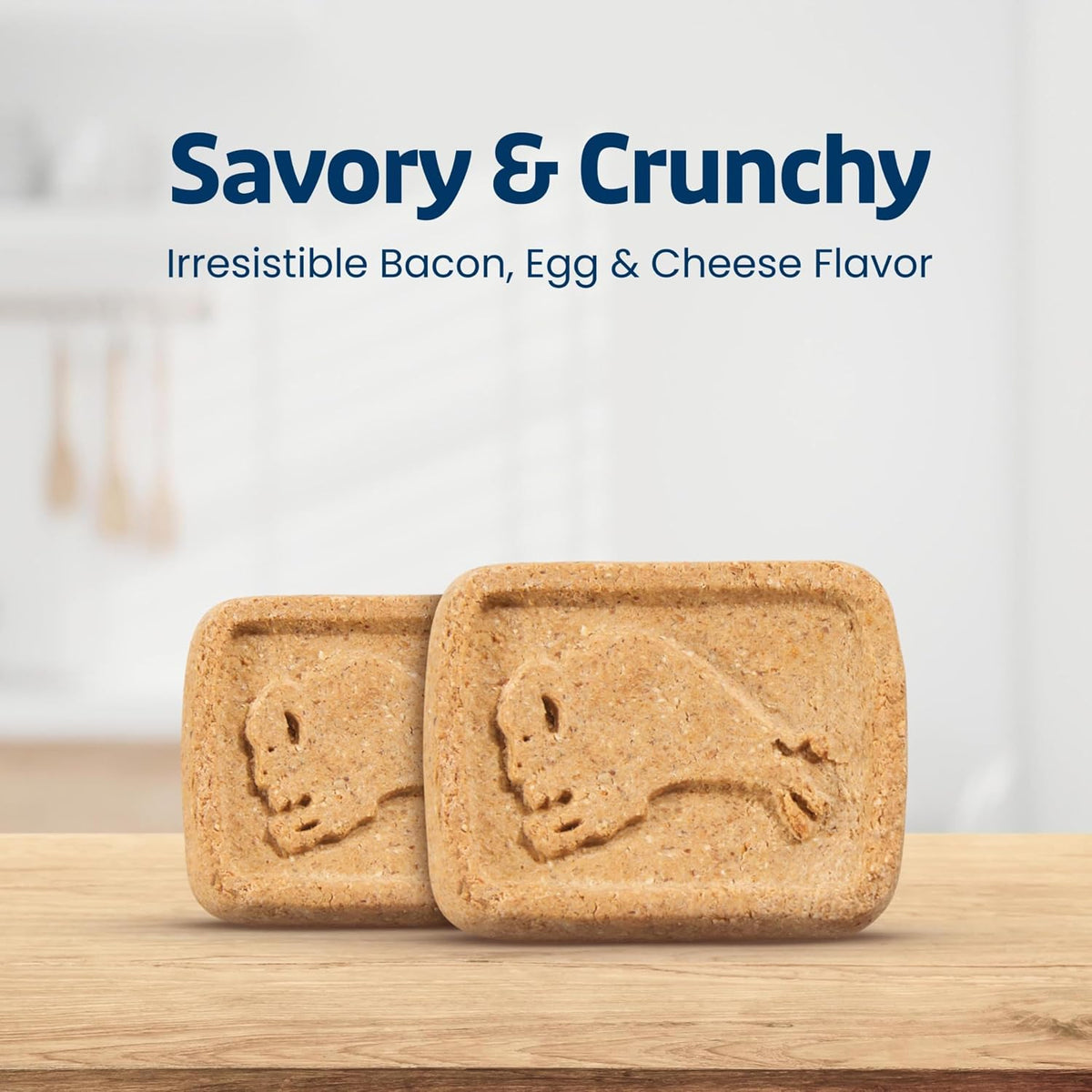 Blue Buffalo Health Bars Bacon Egg & Cheese Crunchy Biscuits Dog Treats 16 oz