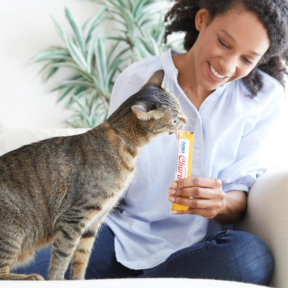 INABA Churu Chicken Variety Grain-Free Creamy Lickable Cat Treats 14g x 50 Tubes