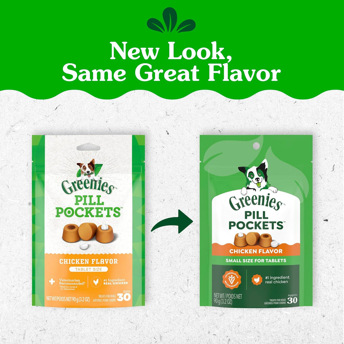 Greenies Pill Pockets Chicken Treats for Dogs 90g 30 Count
