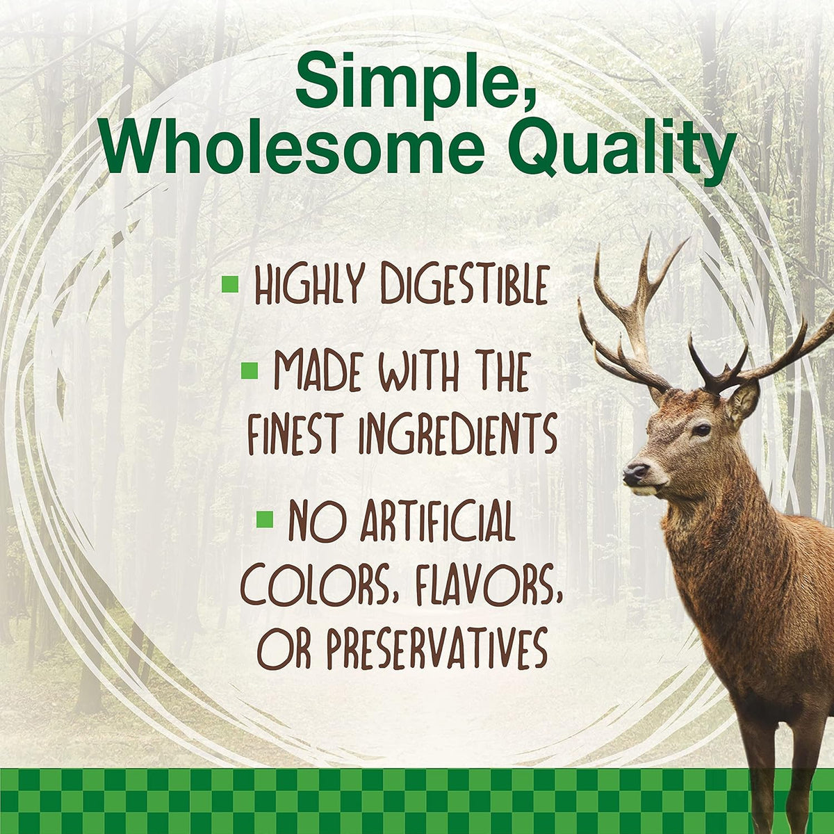 Nylabone Healthy Edibles Natural Venison Dog Treats Medium 10 Count
