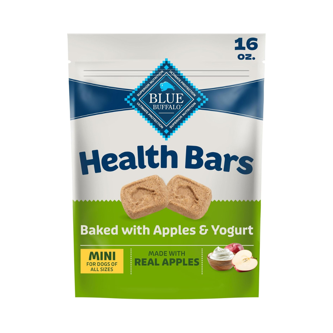 Blue Buffalo Health Bars Apples & Yogurt Mini Dog Biscuits 16 oz