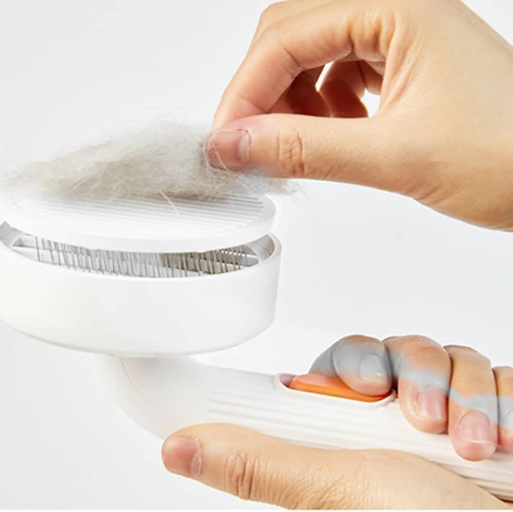 PETKIT Pet Hair Brush for Cats & Dogs | Self Cleaning Grooming Brush UAE