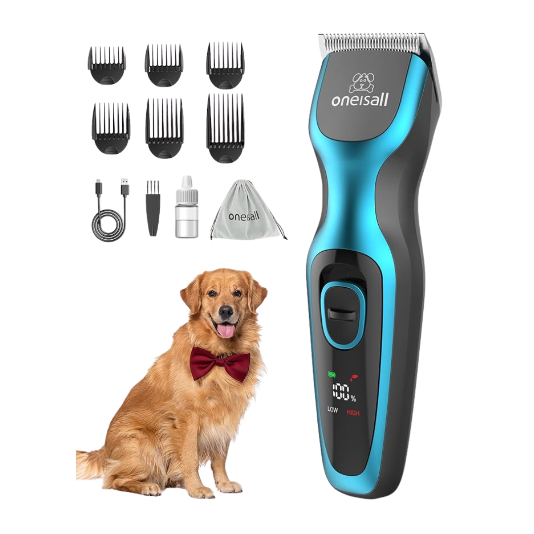 Oneisall DTJ-001 Professional Dog Clippers for Thick Hair Cordless Grooming Clipper