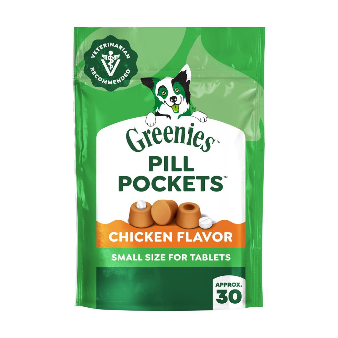 Greenies Pill Pockets Chicken Treats for Dogs 90g 30 Count