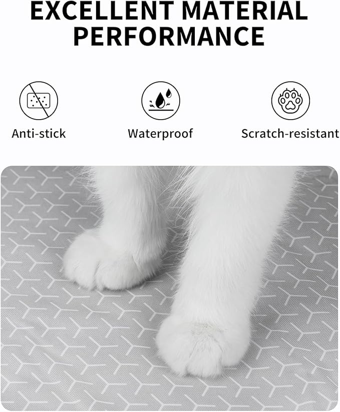 PETKIT PURAMAX 2 Cat Litter Mat | Waterproof Anti-Stick Scratch-Resistant Litter Pad