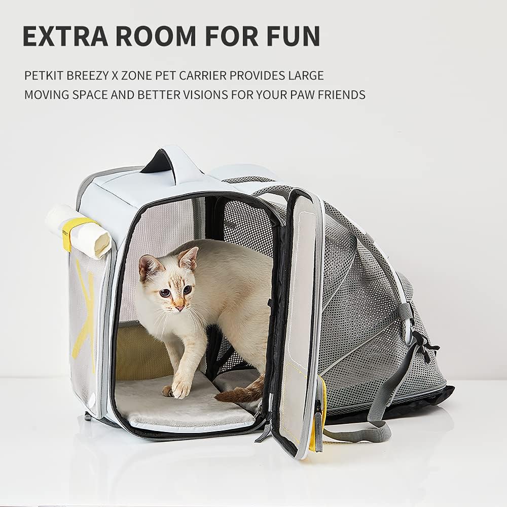 PETKIT Breezy Zone Pet Carrier Backpack for Cats & Small Dogs