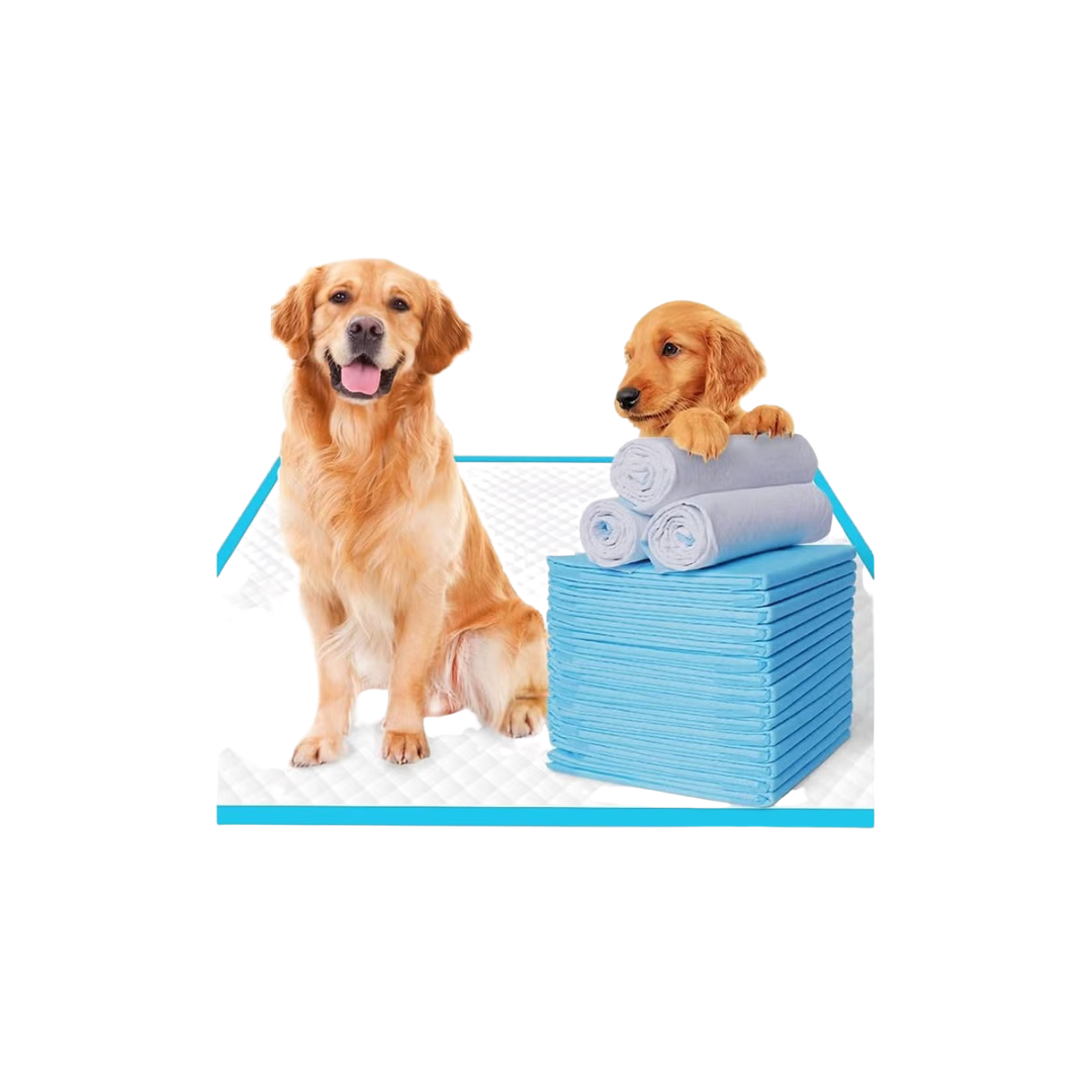 50 PCS Pet Pee Pads Disposable Absorbent Quick Drying Leak-Proof 60x90cm