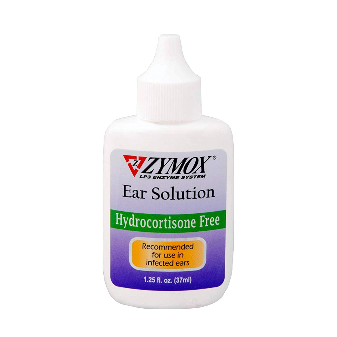 ZYMOX Otic Enzymatic Ear Solution 1.25oz for Dogs & Cats, Infection & Yeast Relief