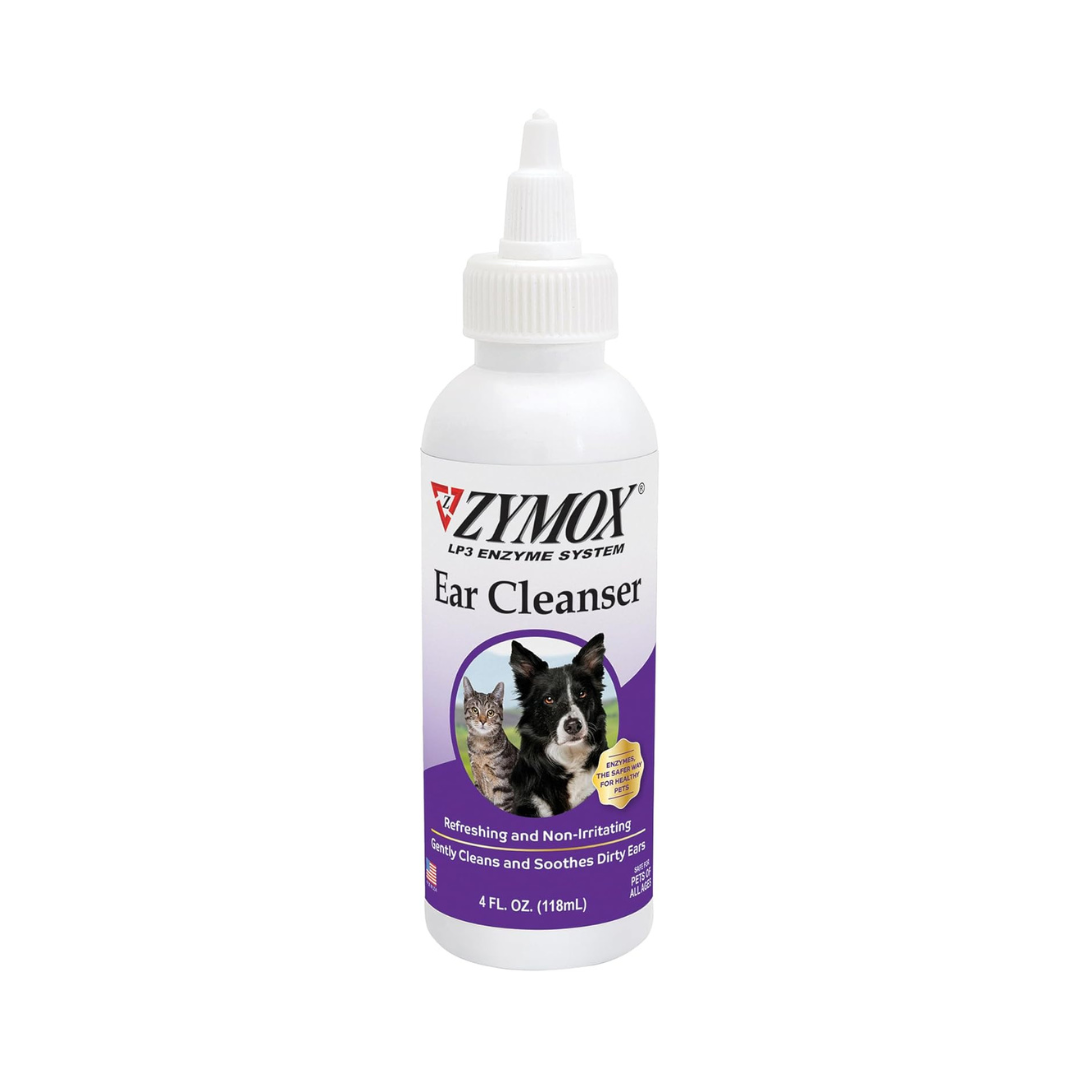 Zymox Ear Cleanser for Dogs & Cats 4 oz | Enzymatic Ear Cleaner