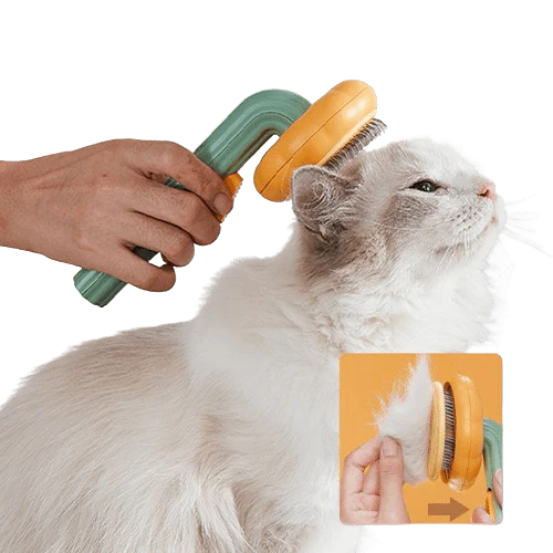 Pet Cat Dog Grooming Massage Self-Cleaning Brush Comb | Soft Slicker Pet Brush