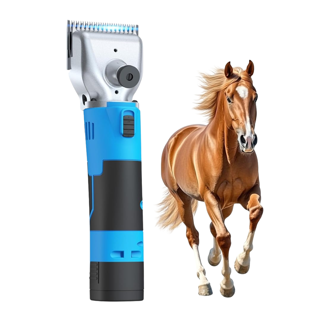 Oneisall 2601 Professional Horse Clippers Cordless Heavy Duty Horse Grooming Kit