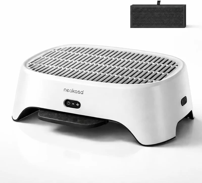 Neakasa M1 Plus White Self-Cleaning Cat Litter Box + FREE Neakasa AirStep Ramp