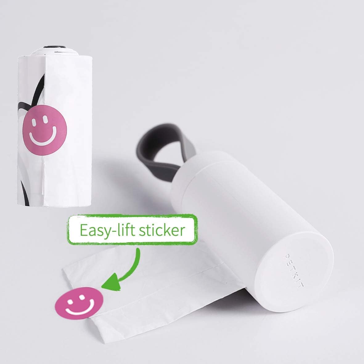 PETKIT Dog Poop Bags with Dispenser 15 Count Leak Proof Unscented Waste Bags