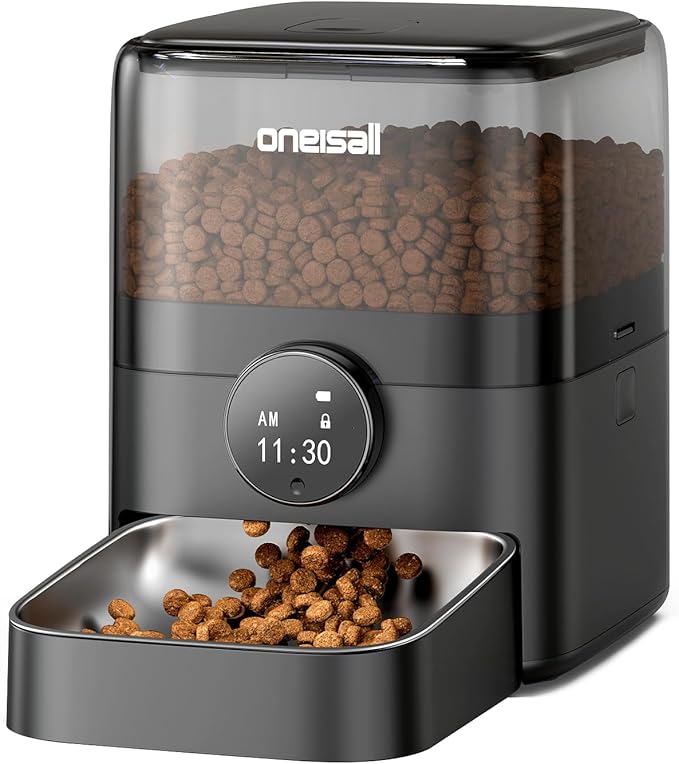 Oneisall PF06 Automatic Cat Feeder 3L Timed Pet Food Dispenser with Freshness Preservation
