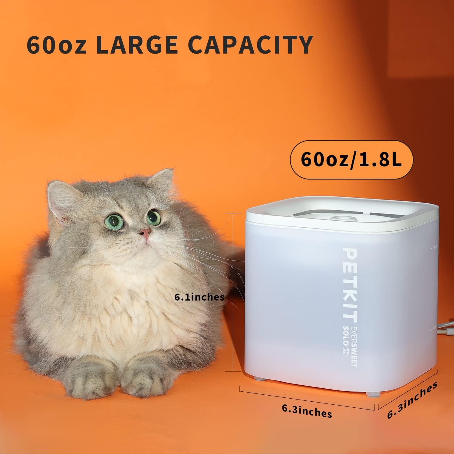 PETKIT SOLO SE Automatic Pet Water Fountain | Smart Drinking Fountain for Cats