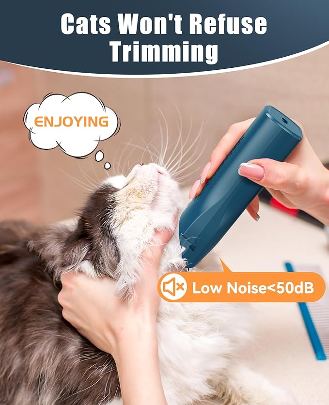 Oneisall LGL006 Cat Clipper for Matted & Long Hair Cordless Waterproof Pet Grooming Shaver