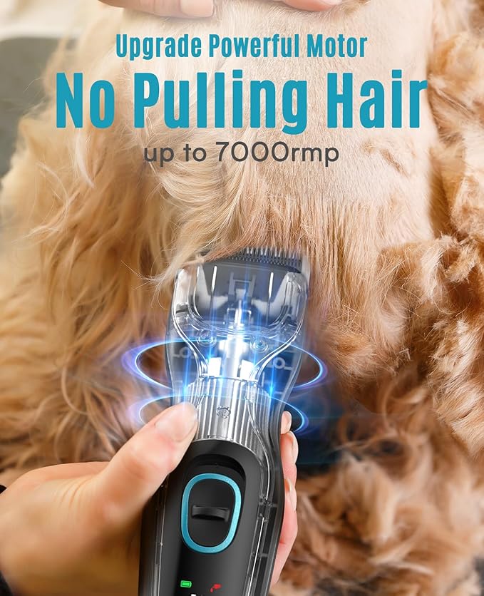 Oneisall DTJ-001 Professional Dog Clippers for Thick Hair Cordless Grooming Clipper