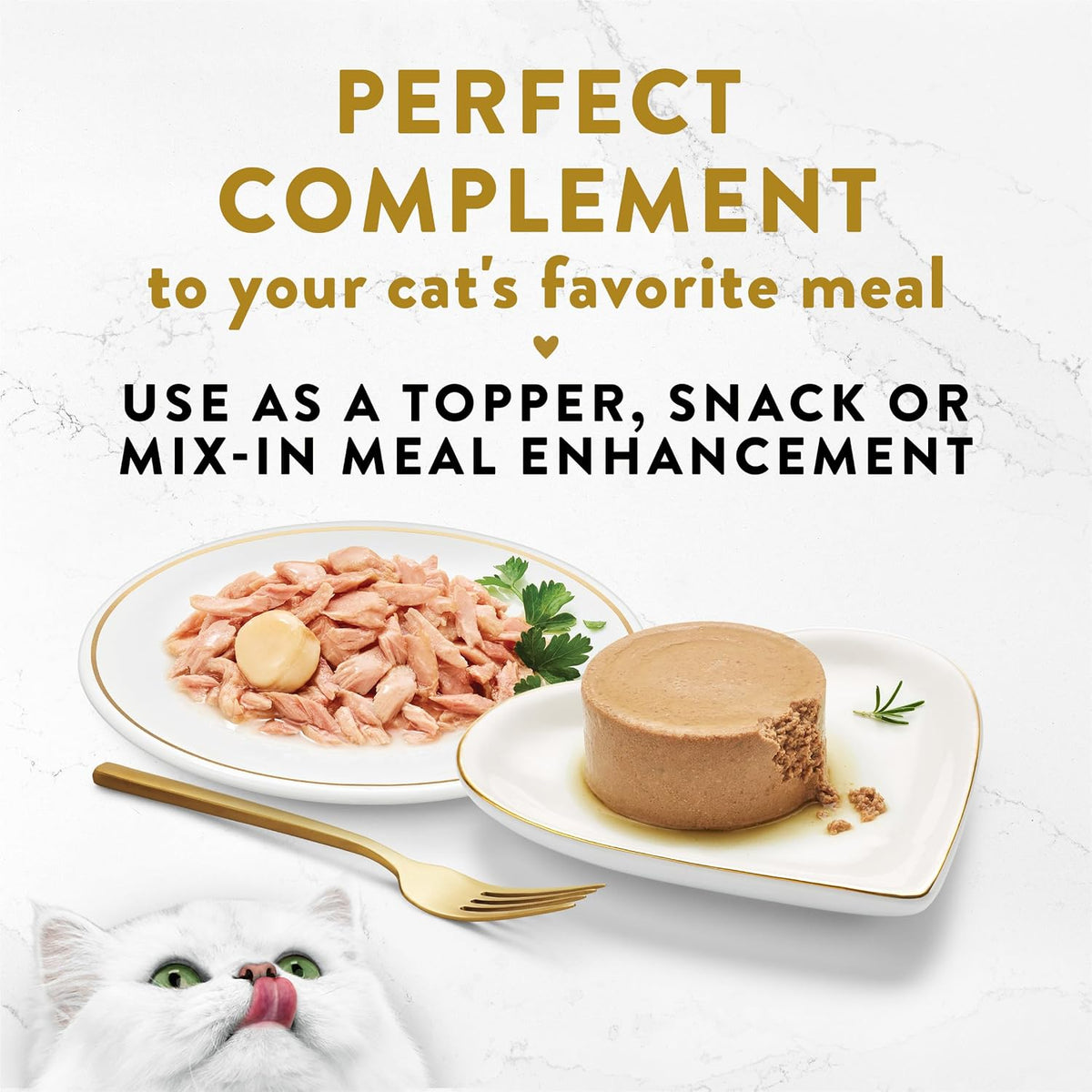 Fancy Feast Tuna & Scallop Cat Food Topper 10 x 1.1 oz Trays