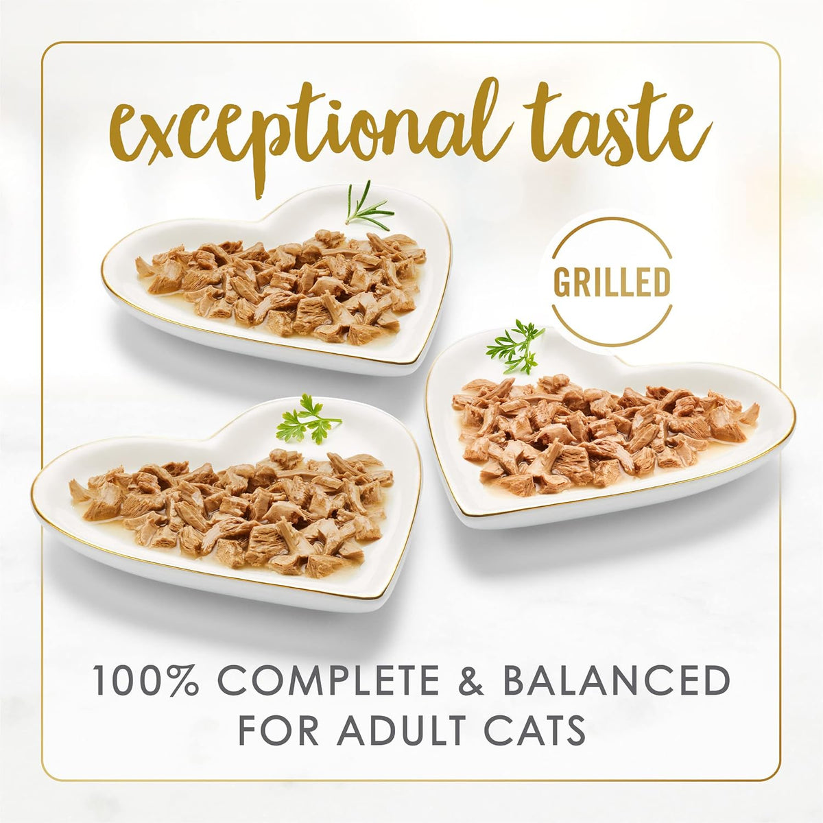 Fancy Feast Grilled Wet Cat Food Poultry & Beef Variety Pack 30 x 3 oz Cans