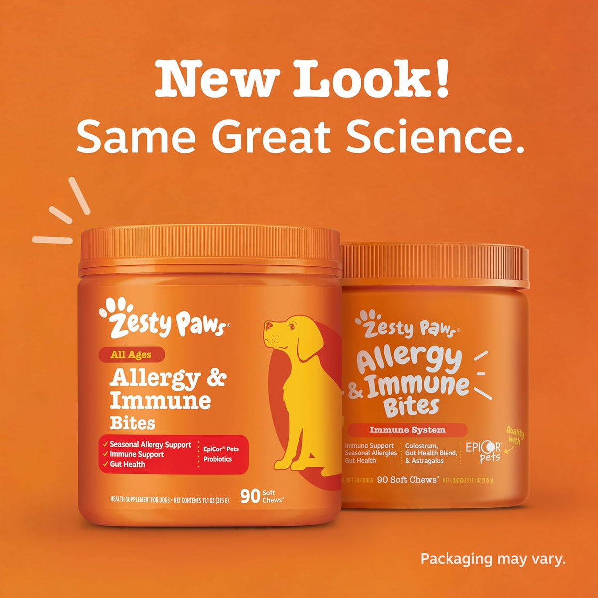 Zesty Paws Aller-Immune Bites Lamb 90 Chews for Dogs