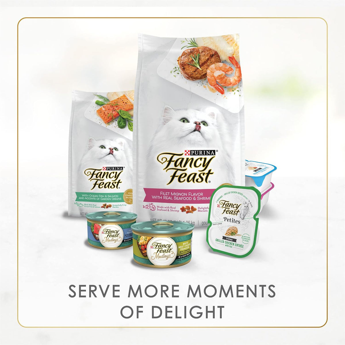 Fancy Feast Seafood Grilled Collection Wet Cat Food 24 x 3 oz Cans