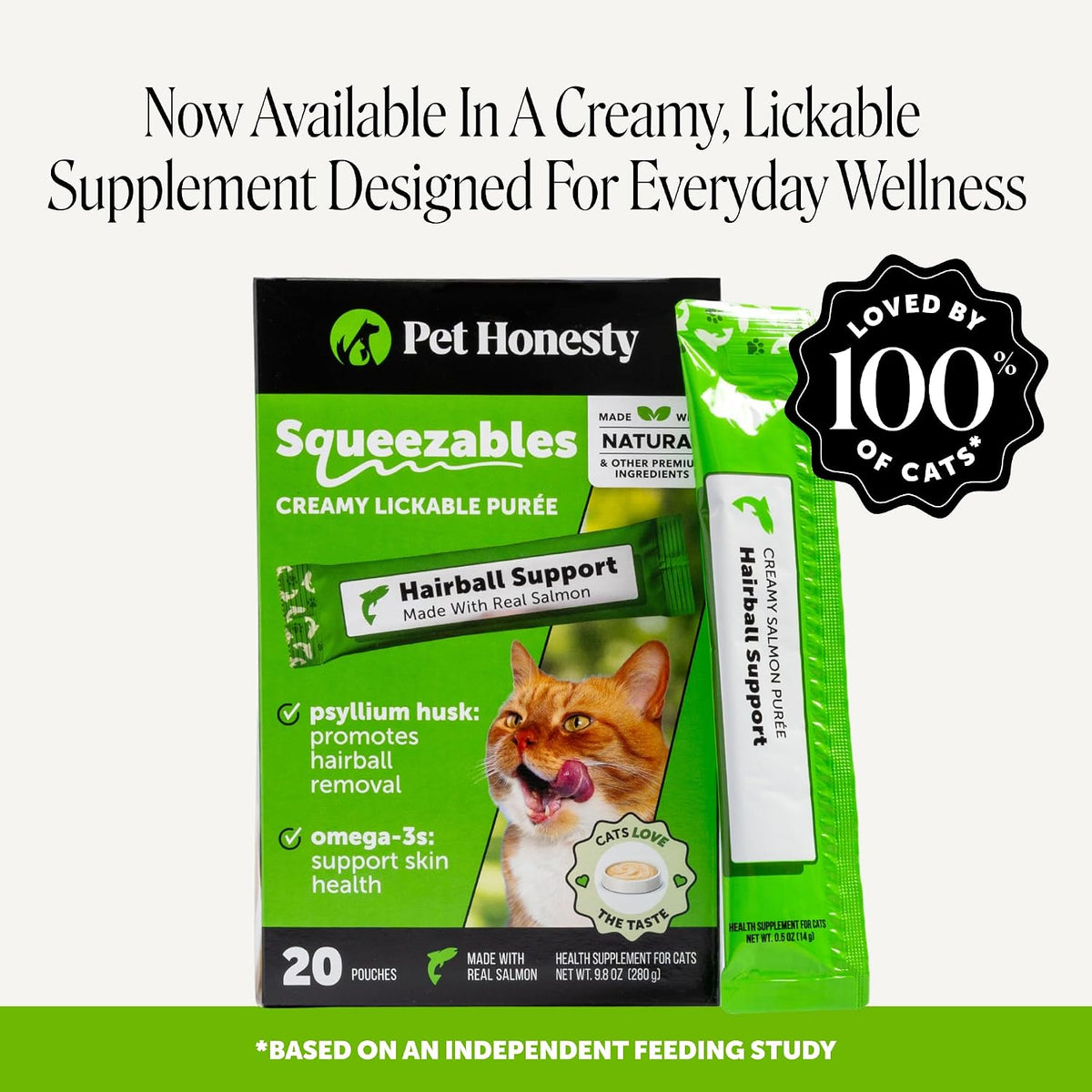 Pet Honesty Cat Hairball Support Chews | Hairball Control & Digestion