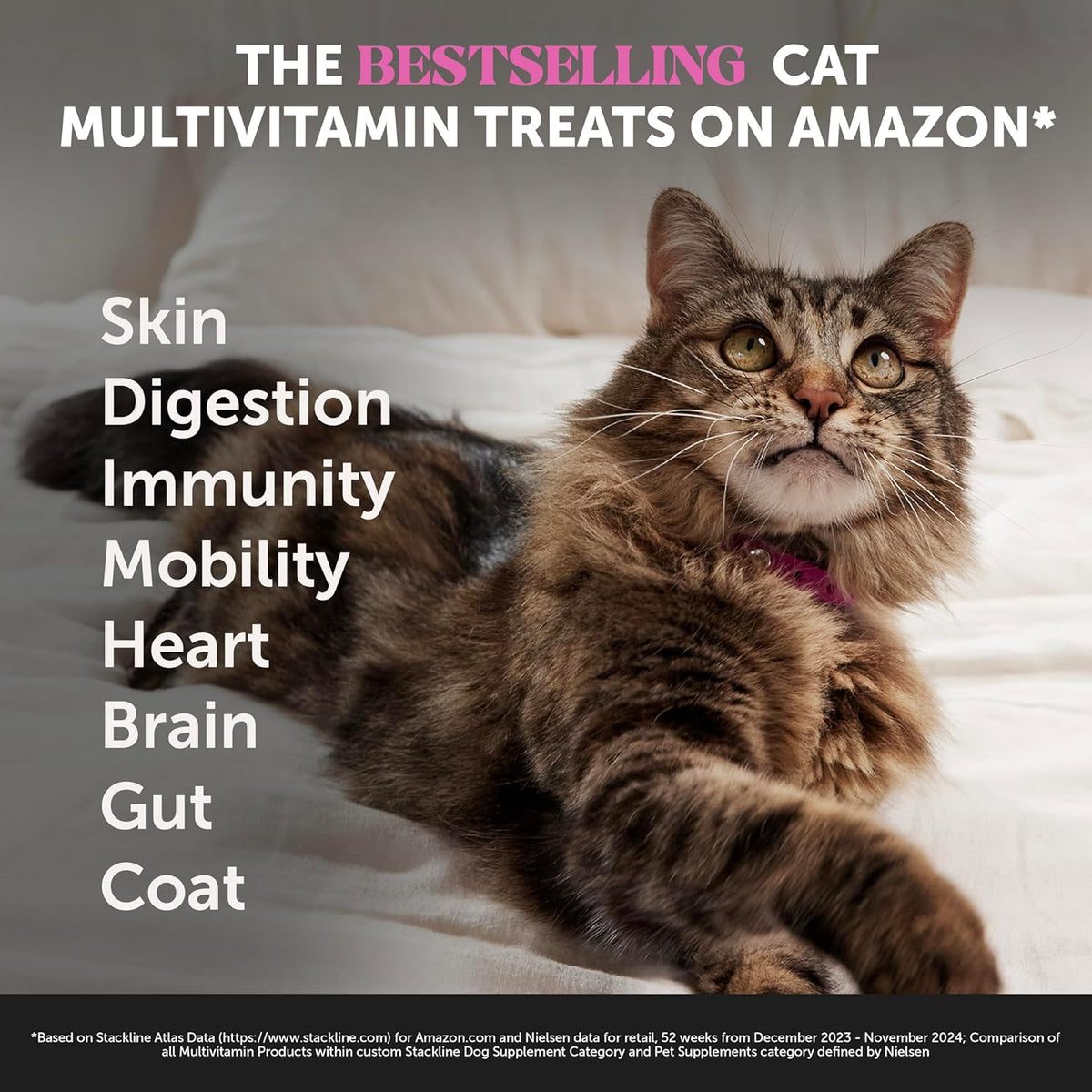 Pet Honesty Cat "Multivitamin Crunchy & Creamy" Chews with Omega 3