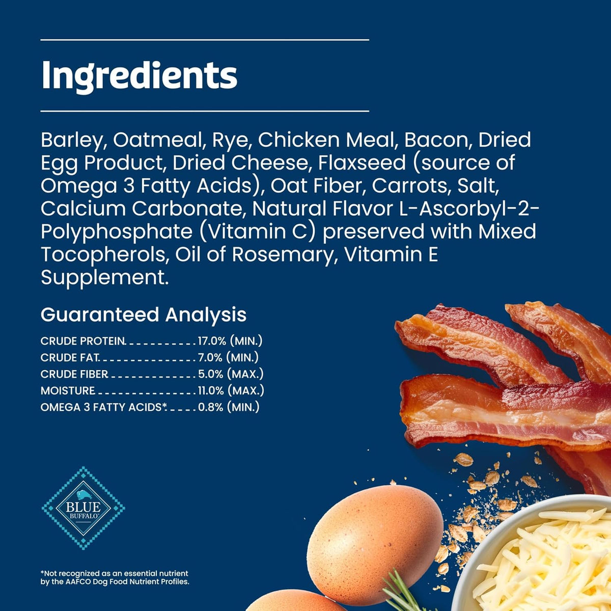 Blue Buffalo Health Bars Bacon Egg & Cheese Crunchy Biscuits Dog Treats 16 oz