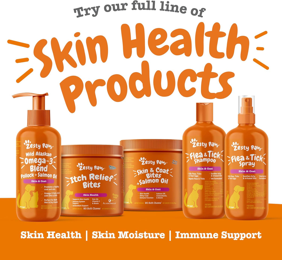 Omega 3 Dog Supplement for Healthy Skin and Coat UAE