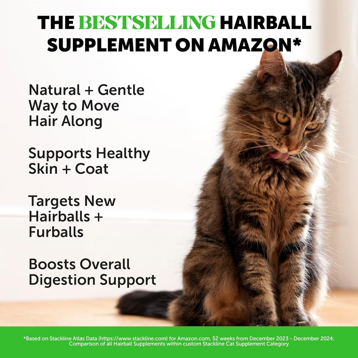 Pet Honesty Cat Hairball Support Chews | Hairball Control & Digestion