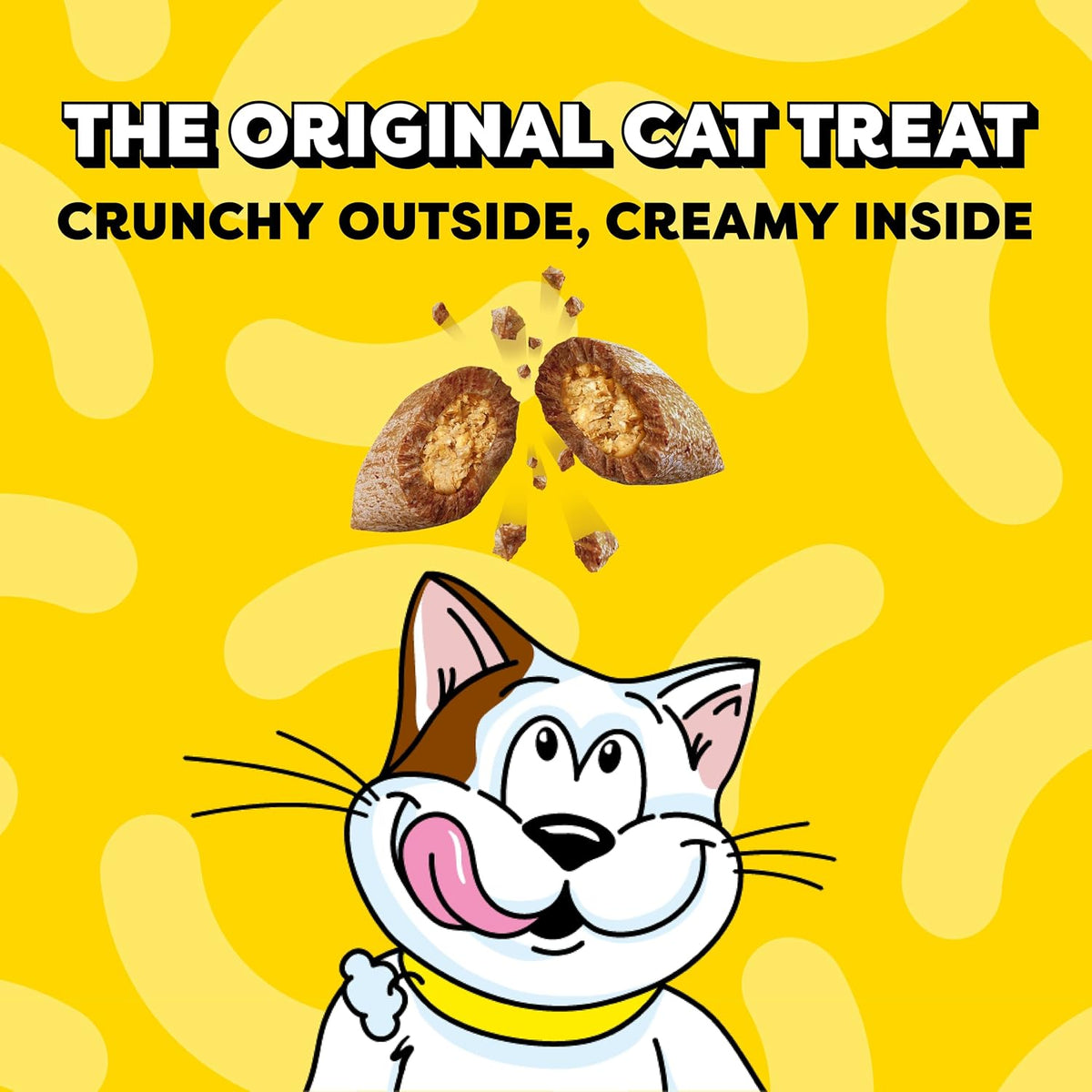 TEMPTATIONS Classic Crunchy & Soft Cat Treats Savory Salmon Flavor 16 oz Tub