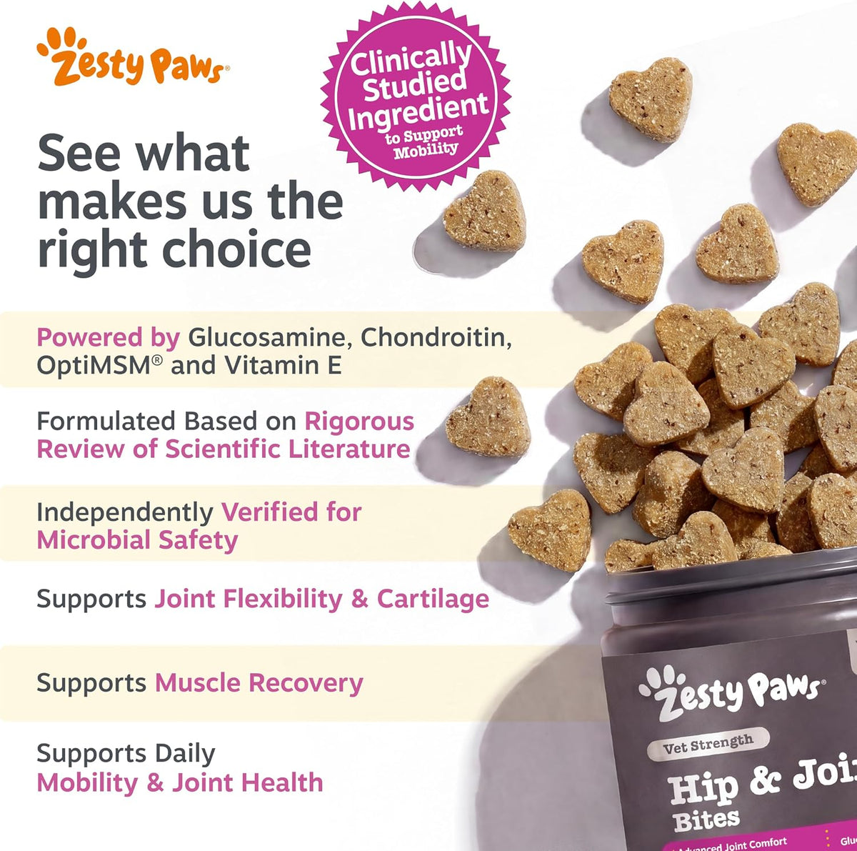 Buy Zesty Paws Hip and Joint Support Chews Dubai UAE