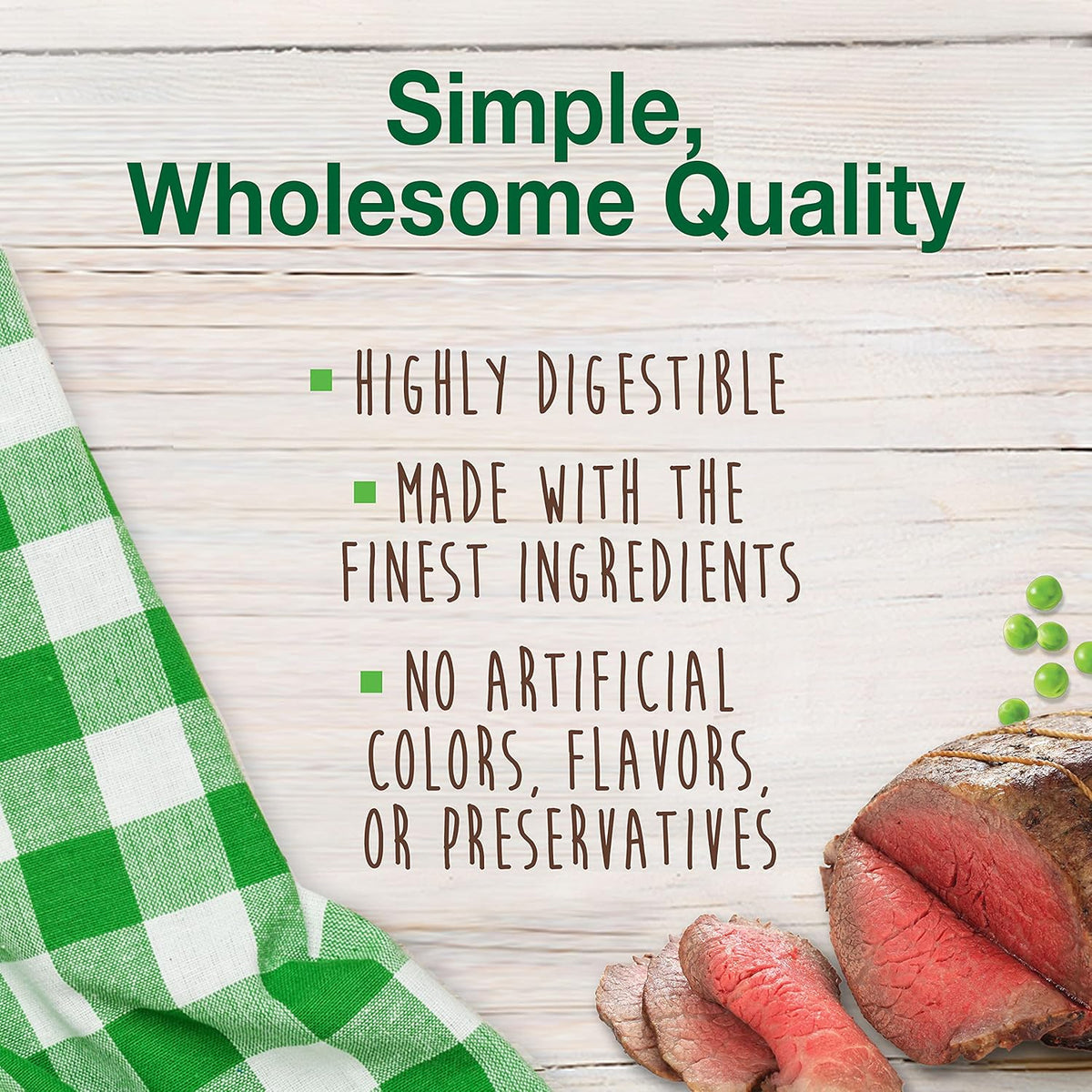 Nylabone Healthy Edibles Roast Beef Dog Chews Medium Wolf 2 Count