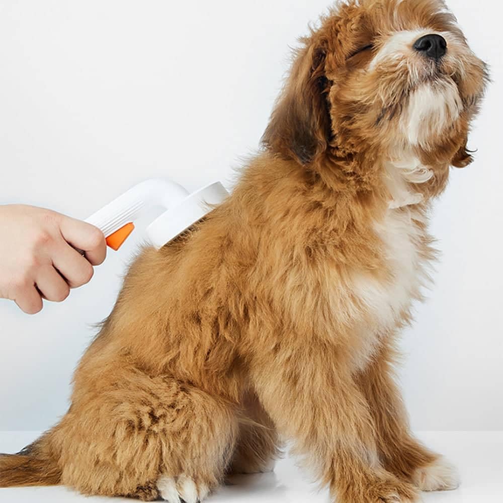 PETKIT Pet Hair Brush for Cats & Dogs | Self Cleaning Grooming Brush UAE