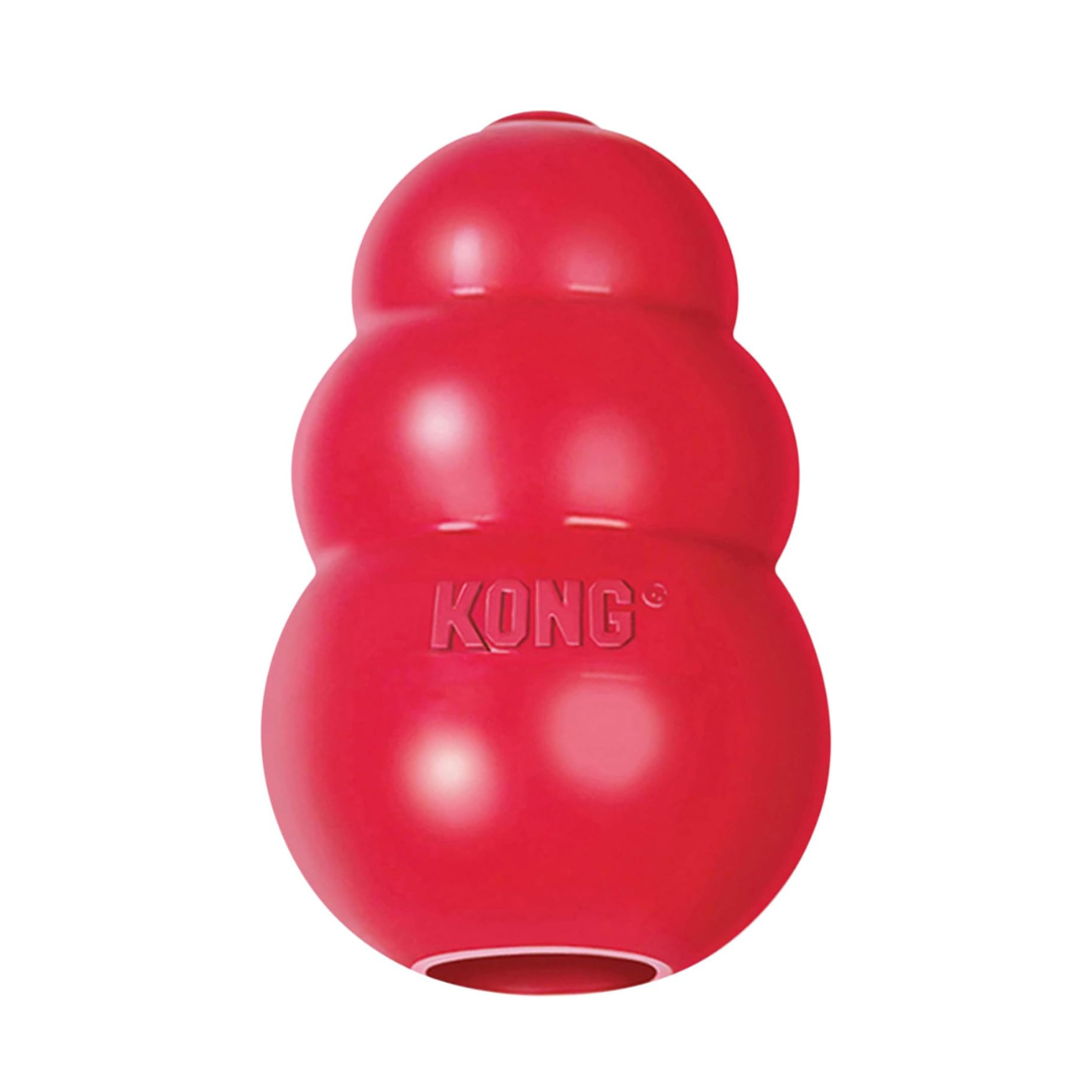 KONG Classic Dog Toy "Medium" Red | Durable Rubber Chew & Treat Toy