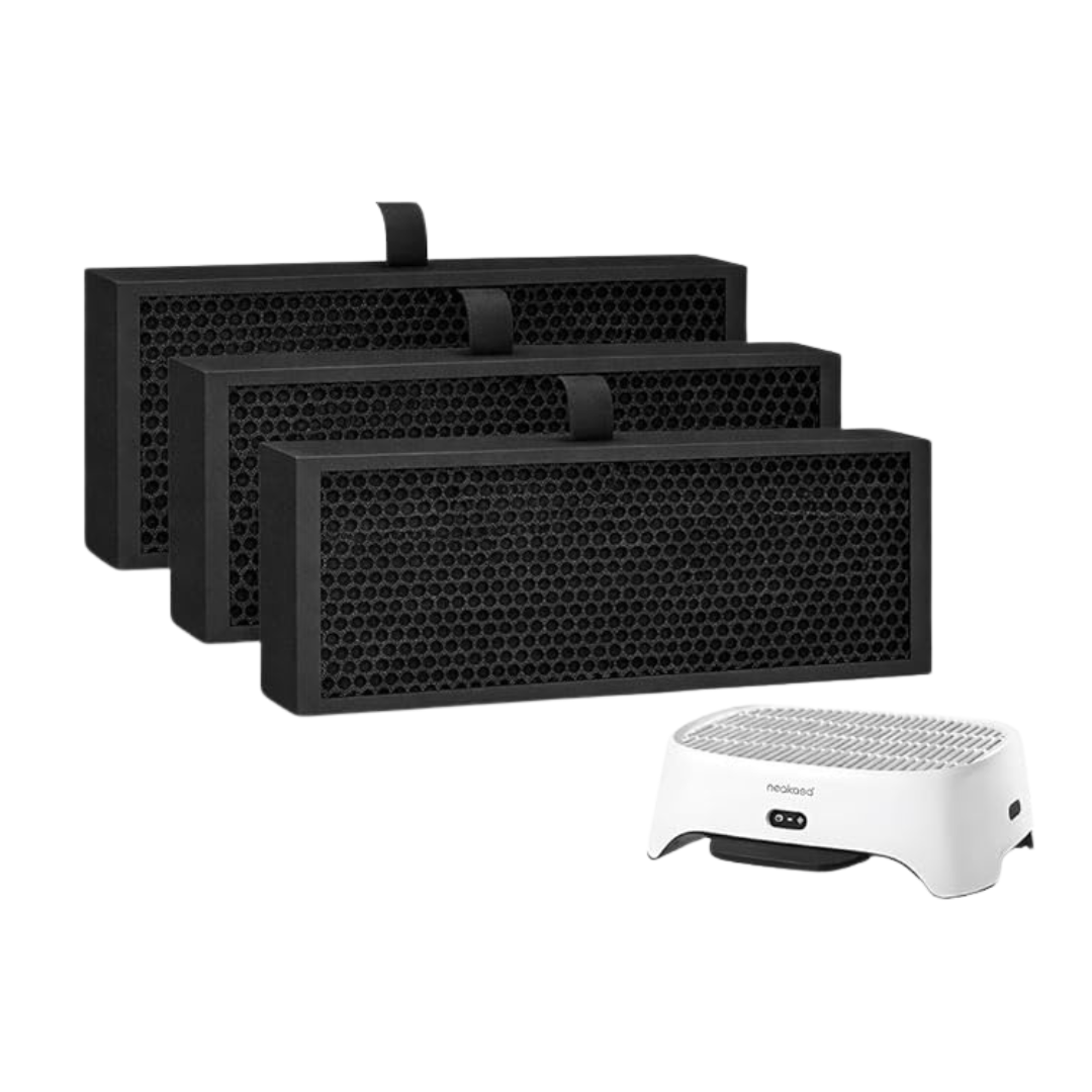 Neakasa AirStep Replacement Filter 3-Pack Activated Carbon Filter for Cat Litter Box Odor Control
