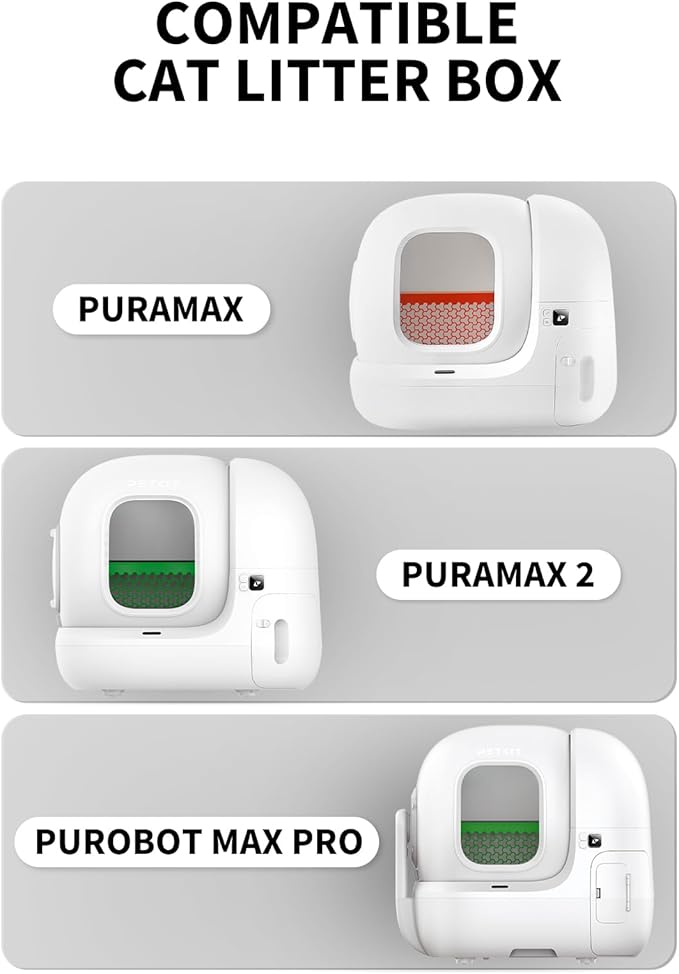 PETKIT PuraMax 2 & PUROBOT Max Pro Replacement Waste & Trash Bag 18 Count
