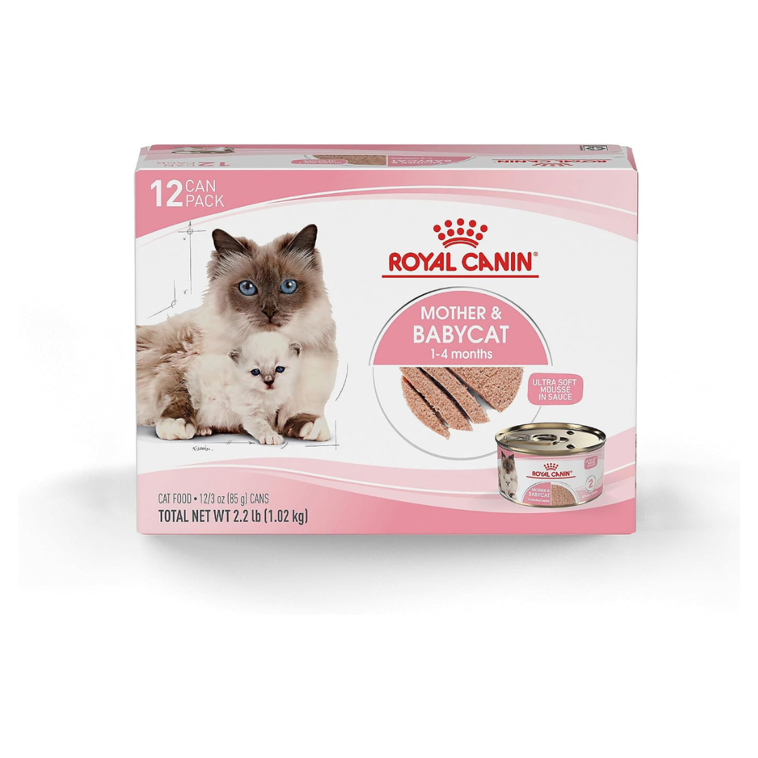 Royal Canin Mother & Babycat Ultra Soft Mousse Wet Chicken Cat Food 12 x 3oz
