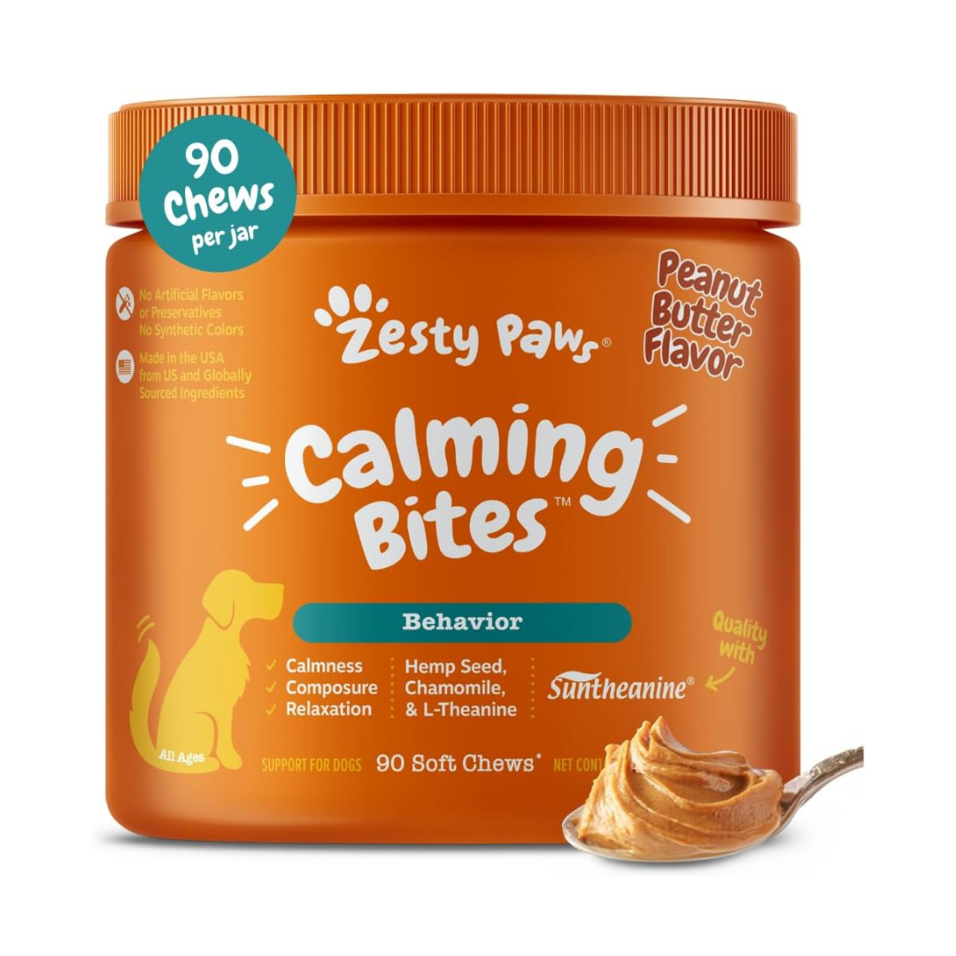 Zesty Paws Calming Chews for Dogs 90 Count