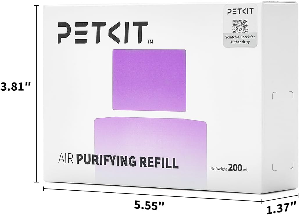 PETKIT Air Purifying Refills T3-Refill for PuraX & PuraMax Self-Cleaning 4 Pack